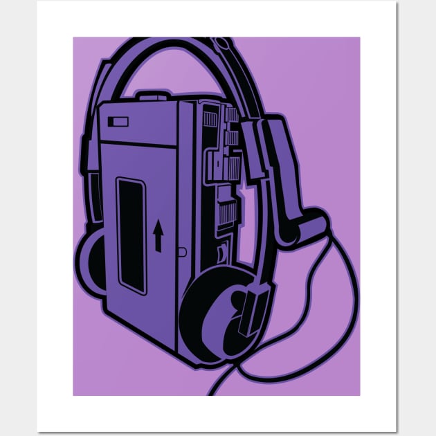 Walkman Wall Art by linarangel